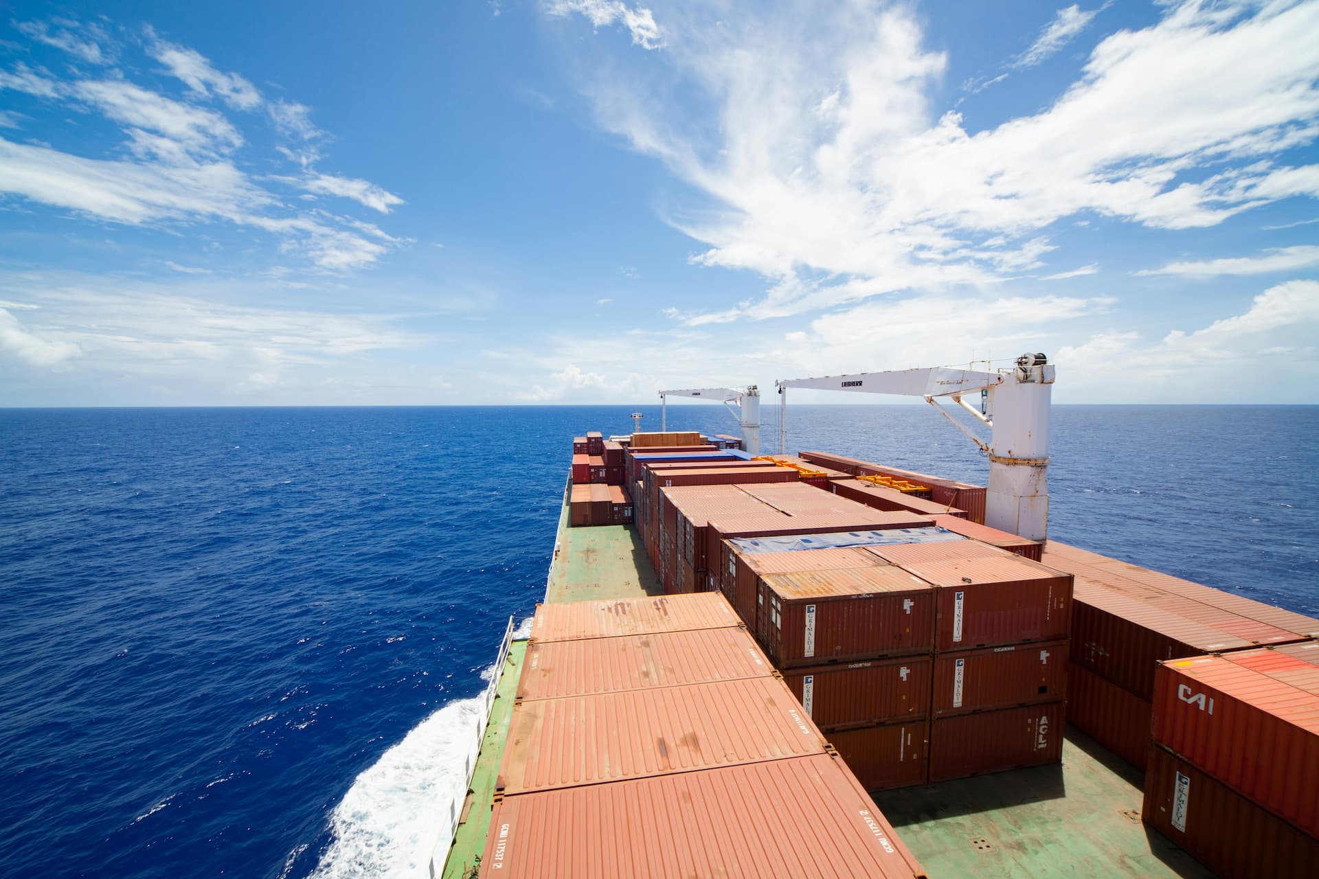 Container ship — IDsure digital maritime certification platform